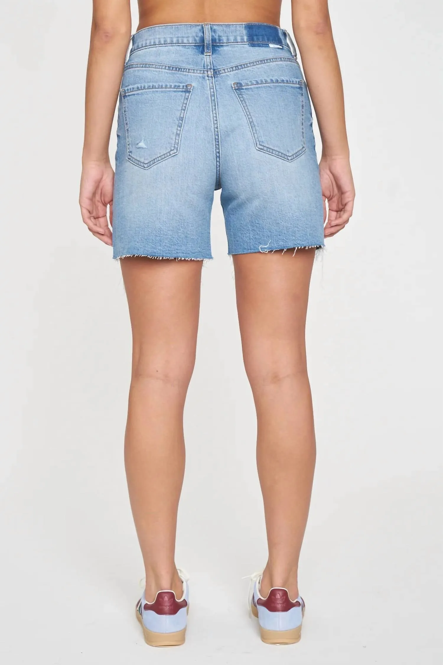 Marina Distressed Short In Denim