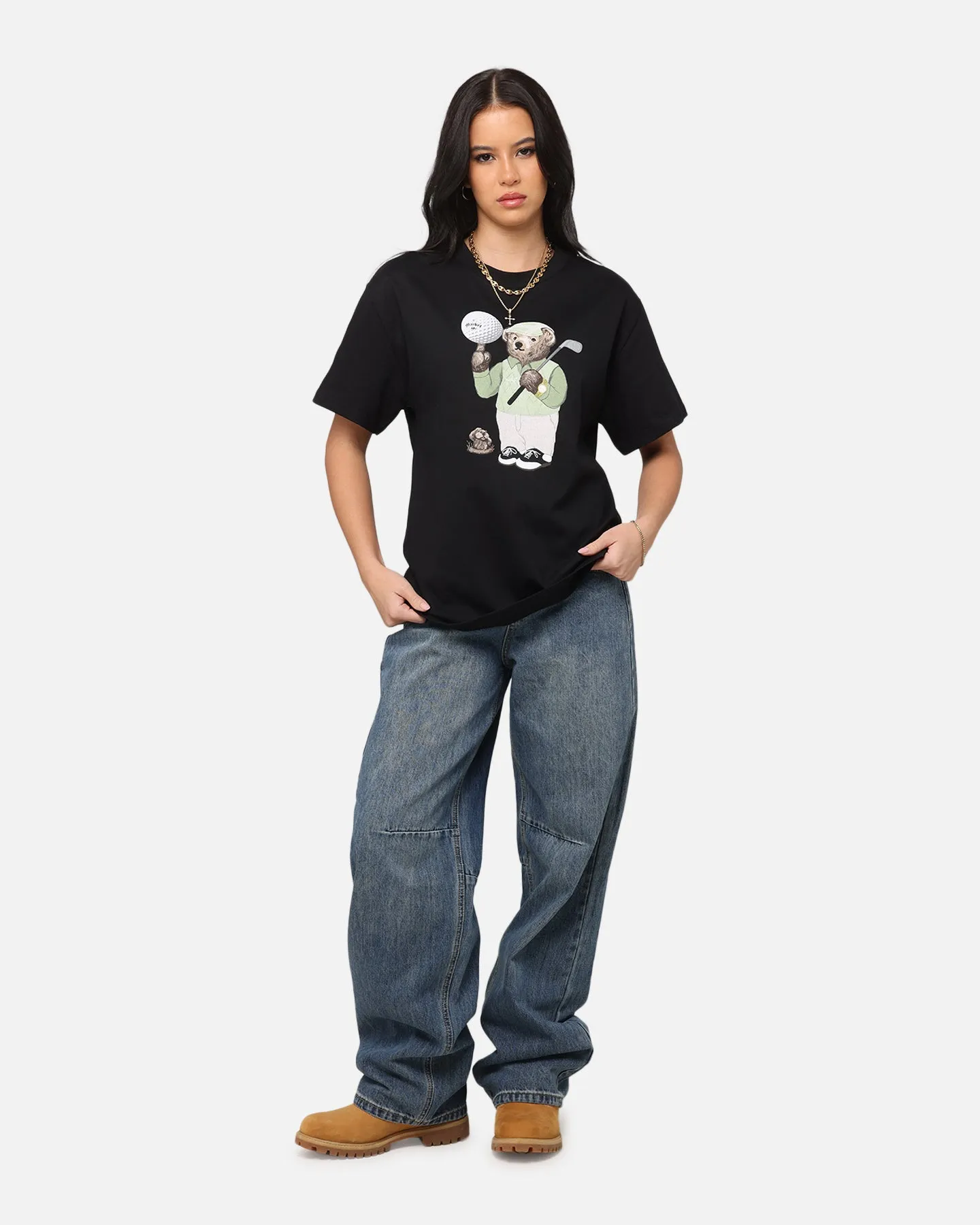 Market Par 5 Bear T-Shirt Black