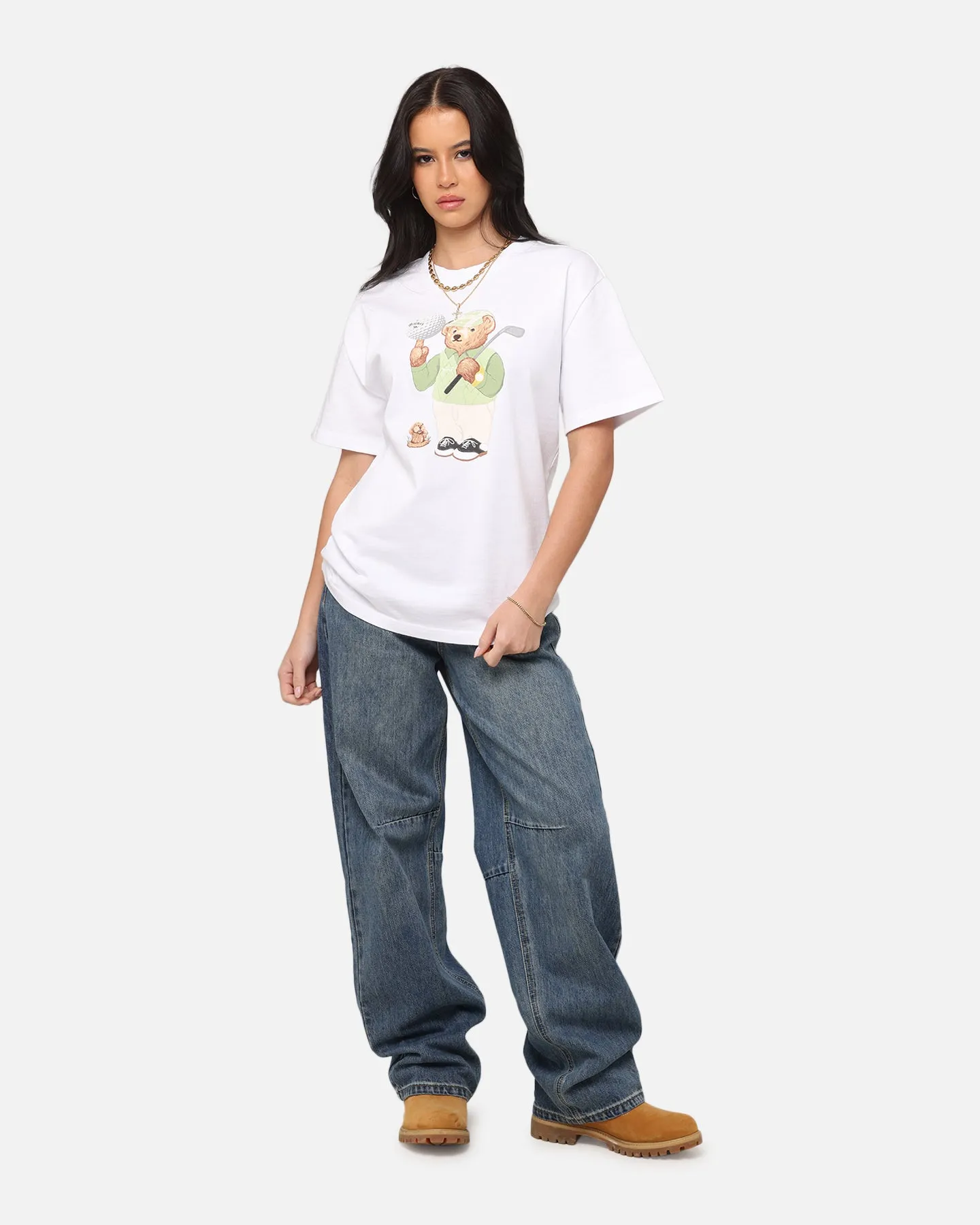 Market Par 5 Bear T-Shirt White