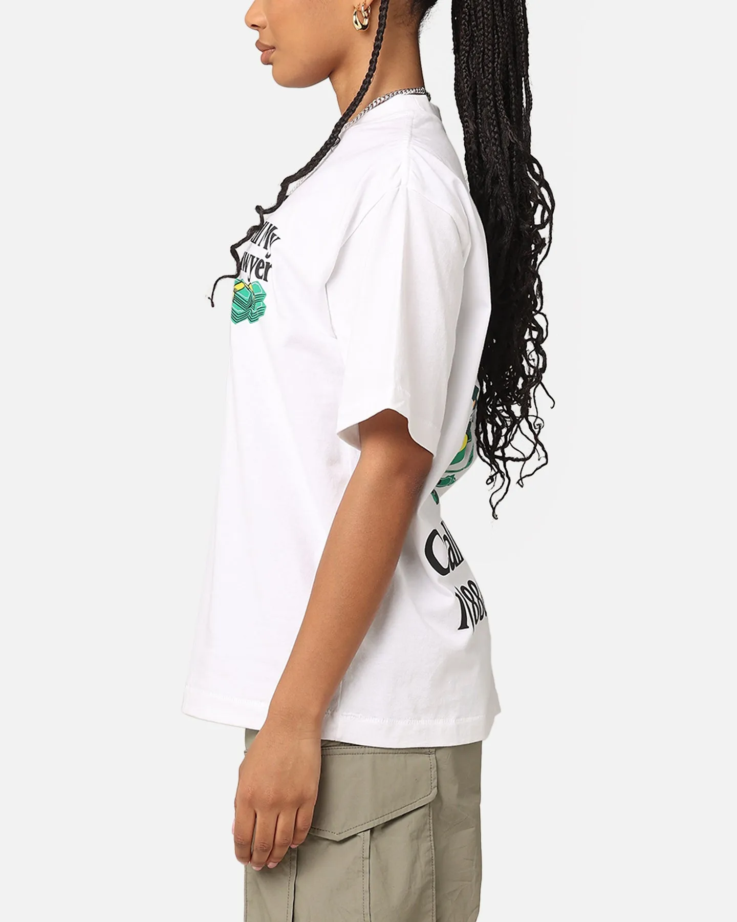 Market Slip And Fall T-Shirt White