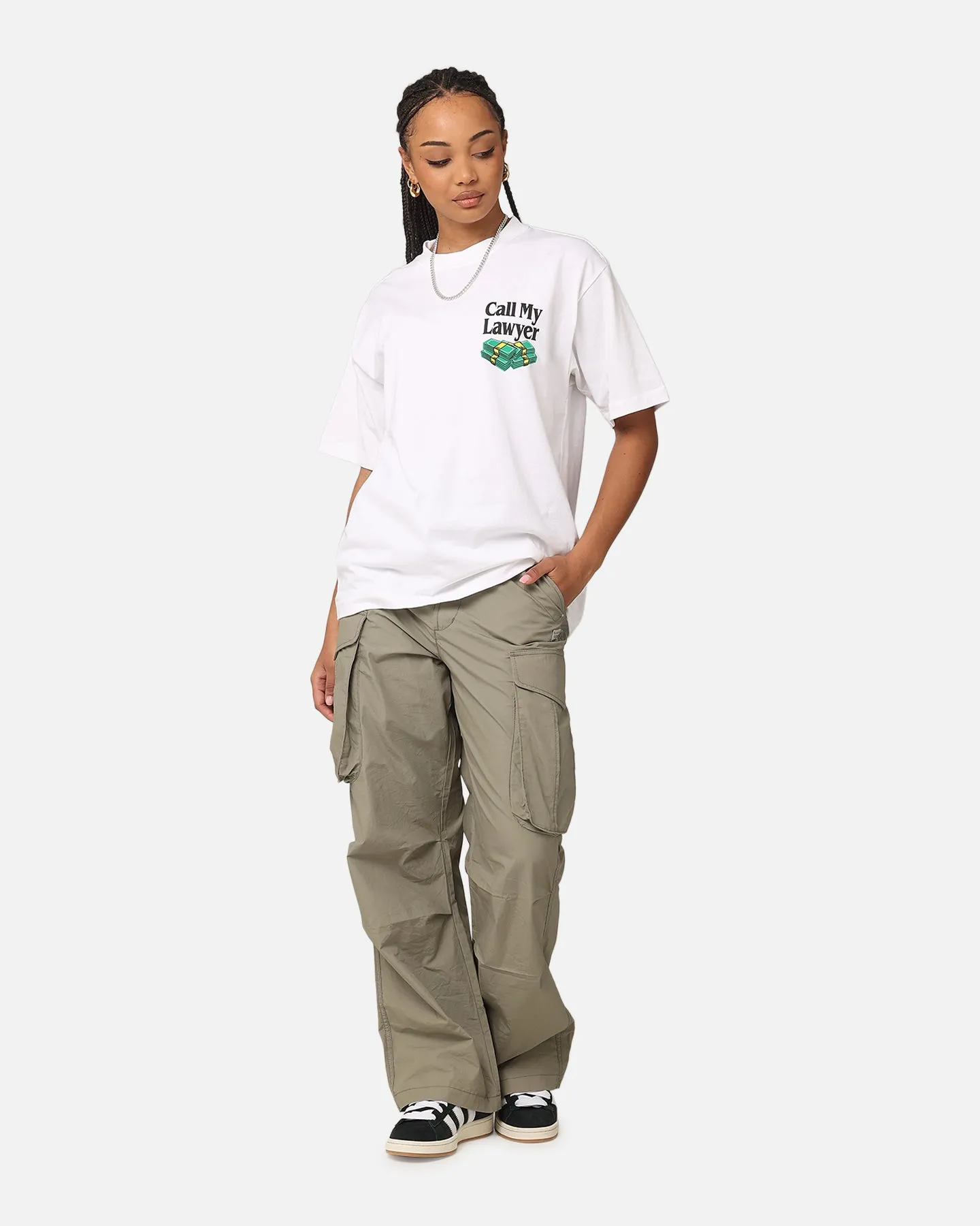 Market Slip And Fall T-Shirt White