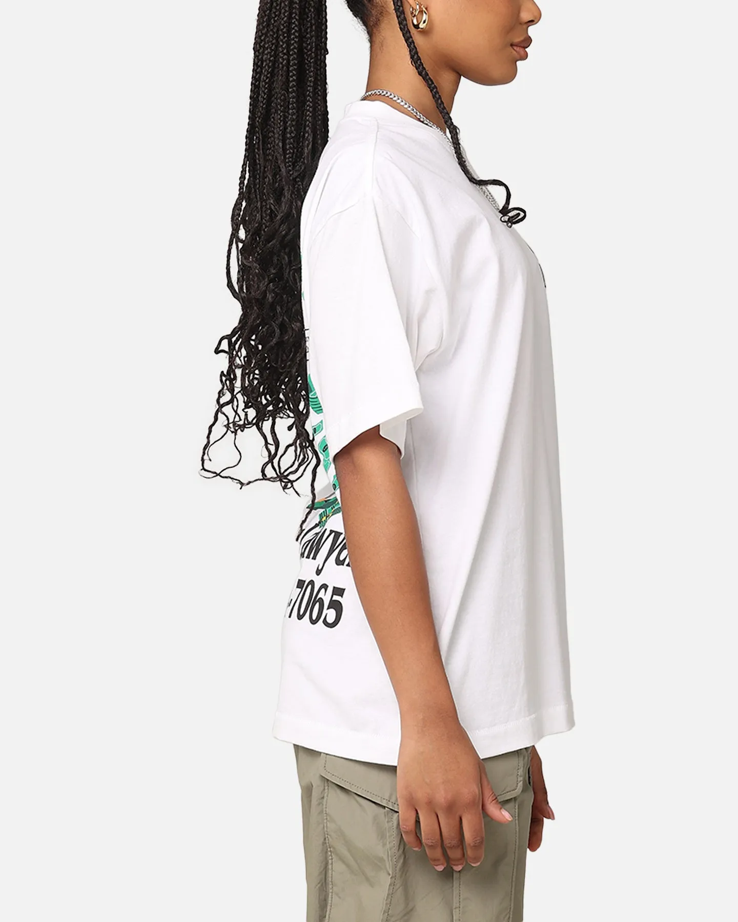 Market Slip And Fall T-Shirt White