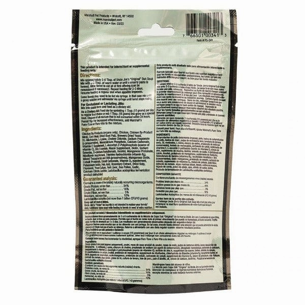 Marshall Uncle Jim's "Original" Duk Soup Mix For Ferrets
