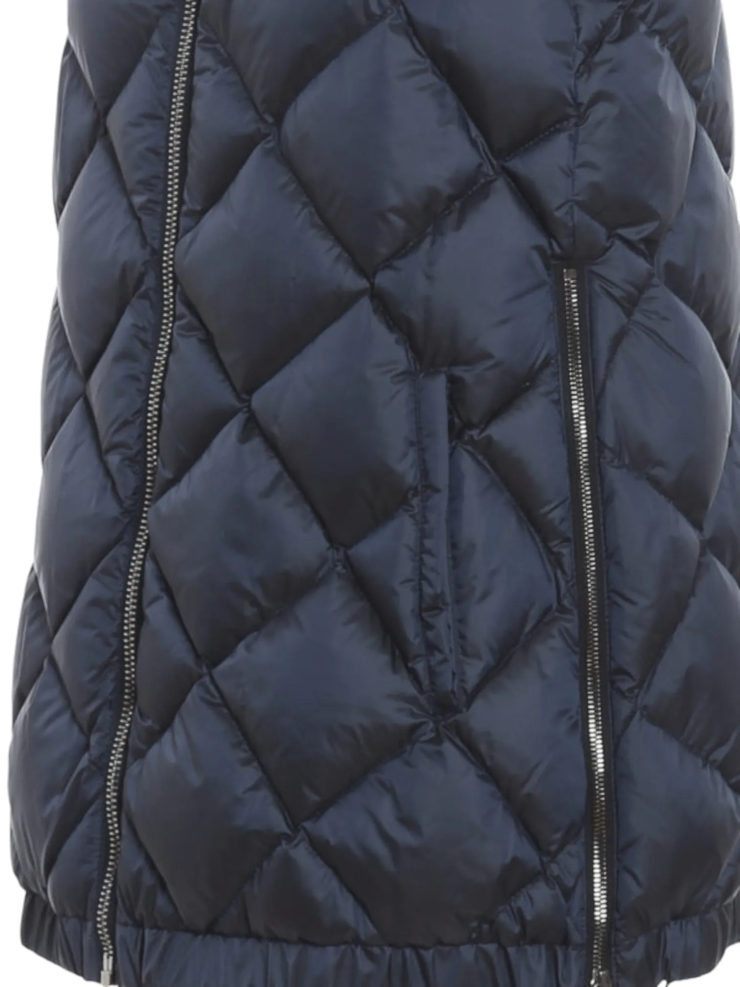 MAX MARA Women's 'The Cube' Tregil Gilet Blue Puffer Vest