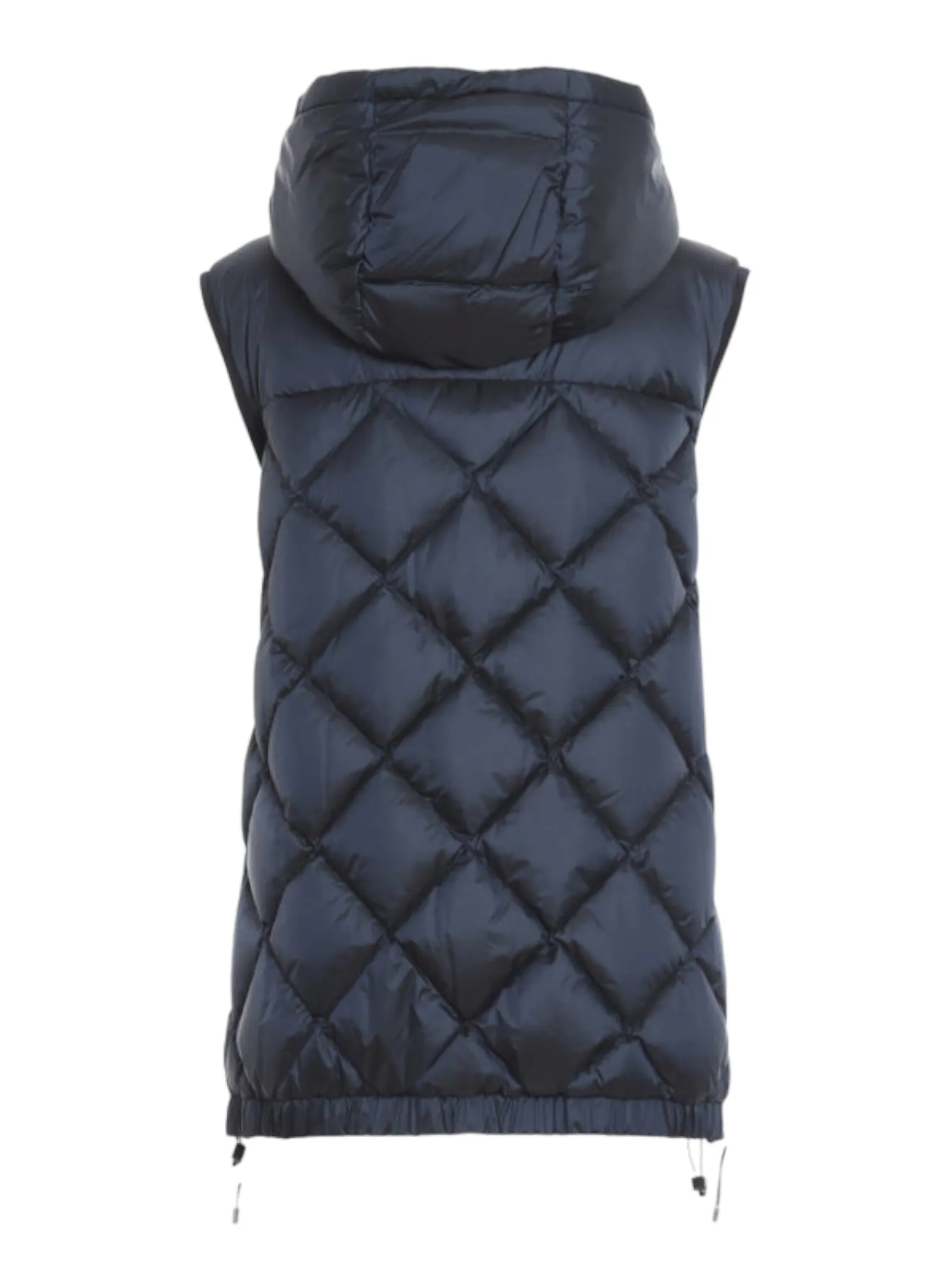 MAX MARA Women's 'The Cube' Tregil Gilet Blue Puffer Vest