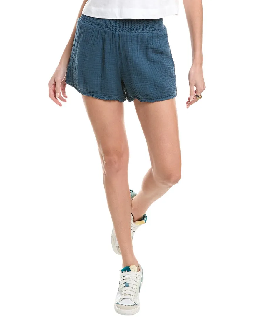 Michael Stars Peggy Smocked Waist Short