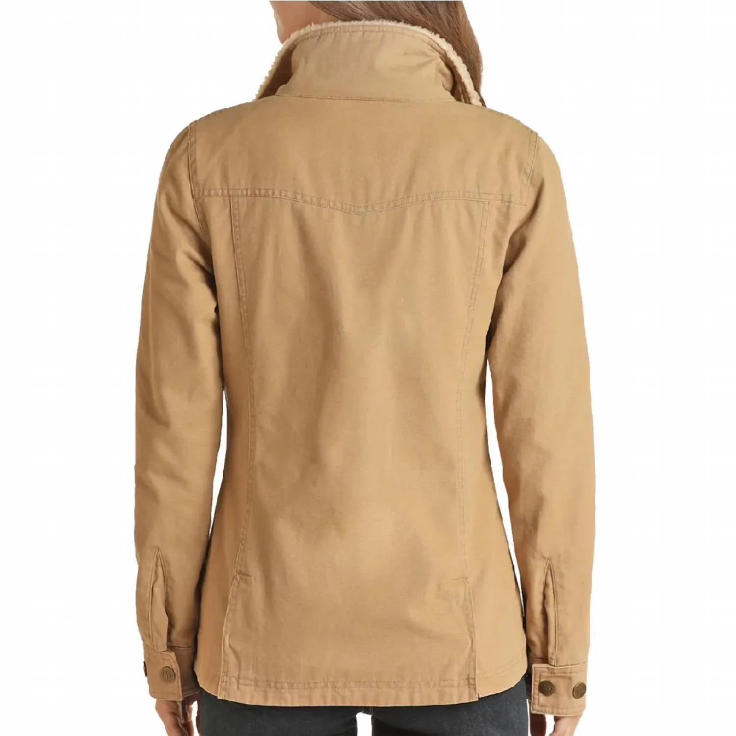 Military Jacket In Tan