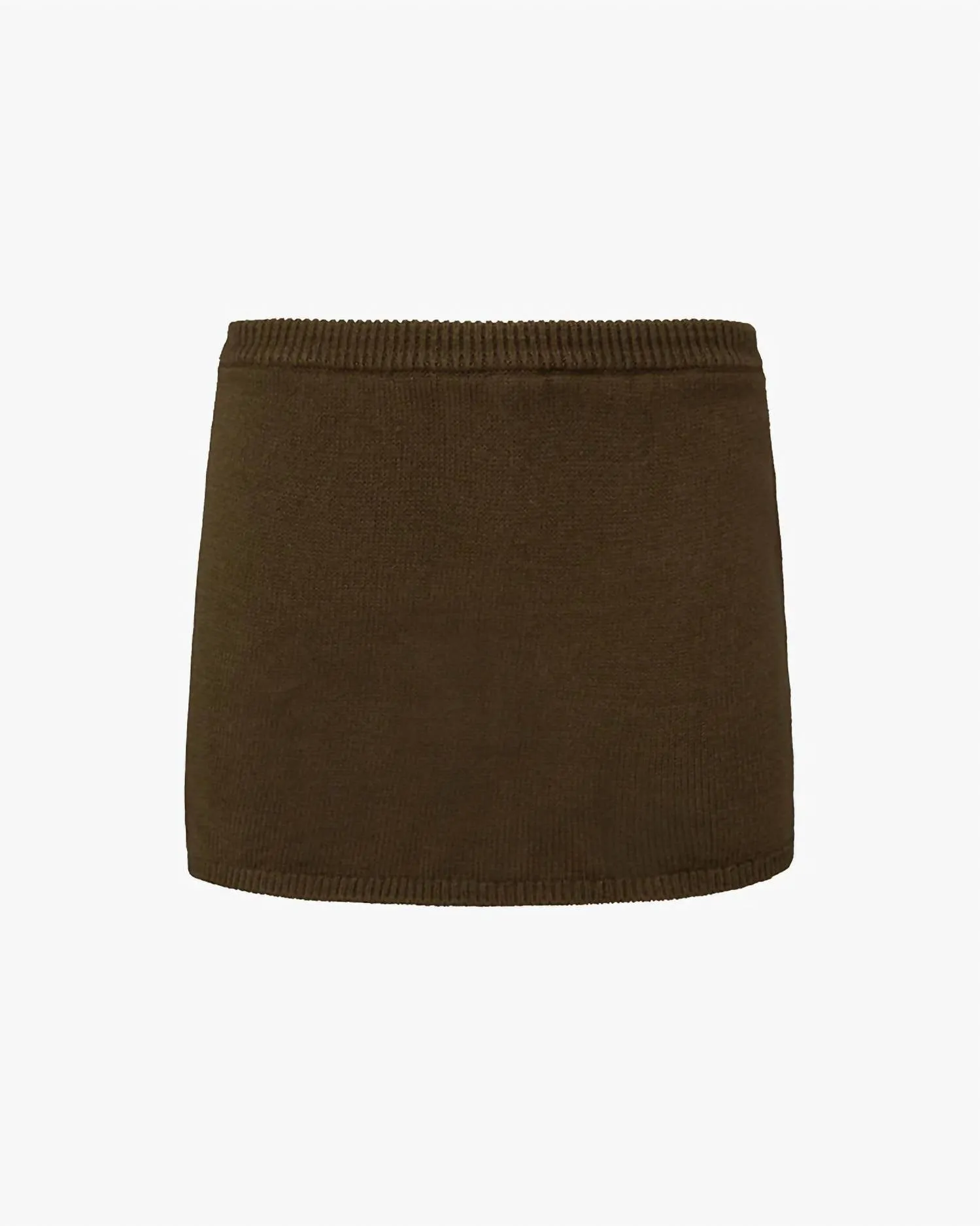 Mini Sweater Skort In Dark Green