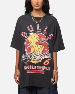 Mitchell & Ness Chicago Bulls Champions Report "Champ Pack" T-Shirt Faded Black