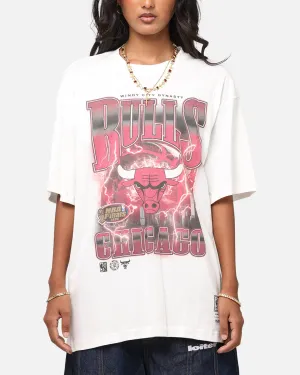 Mitchell & Ness Chicago Bulls City Strike T-Shirt Vintage White