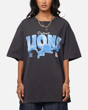 Mitchell & Ness Detroit Lions Arch T-Shirt Faded Black