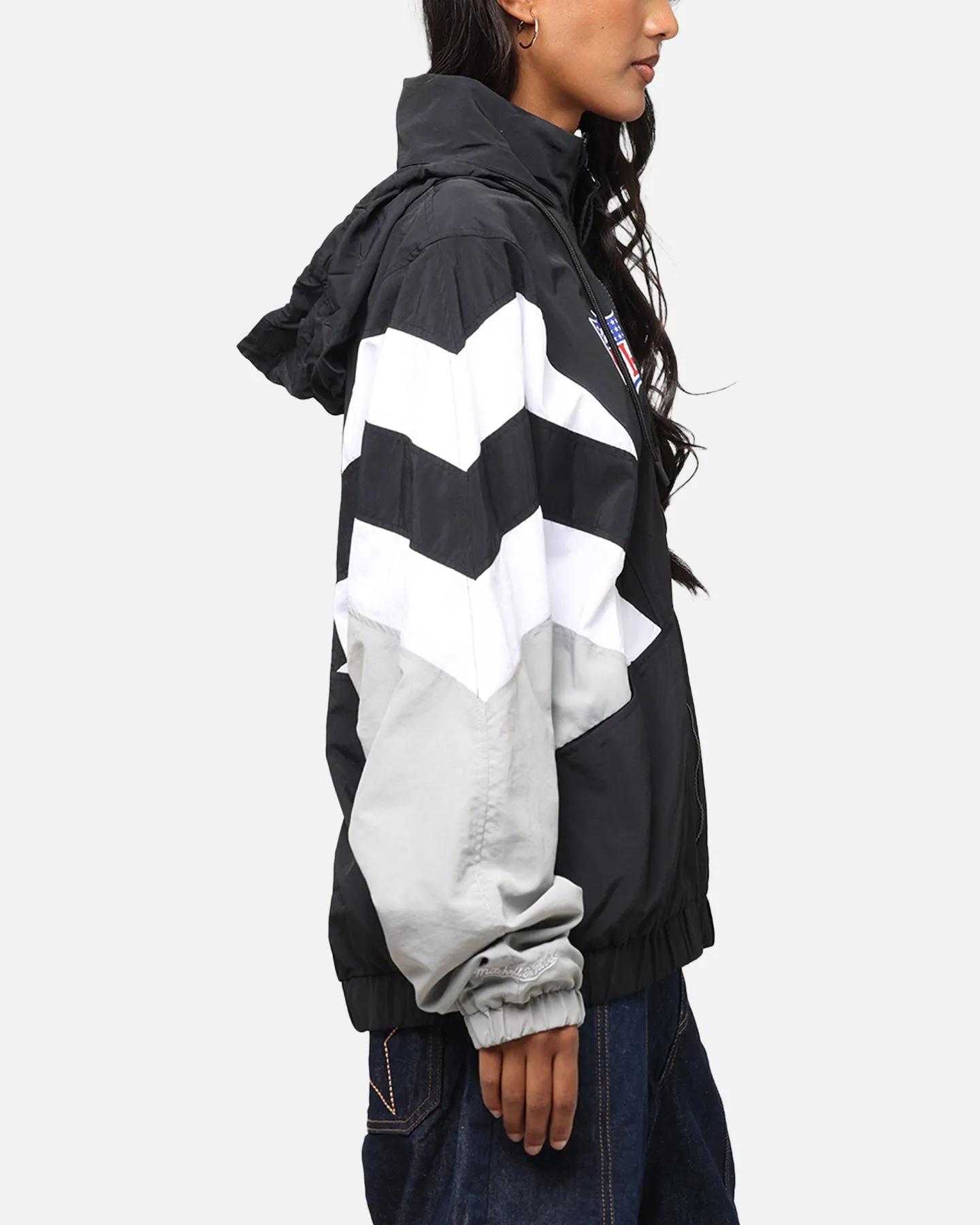 Mitchell & Ness Las Vegas Raiders Spray Jacket Black/Grey
