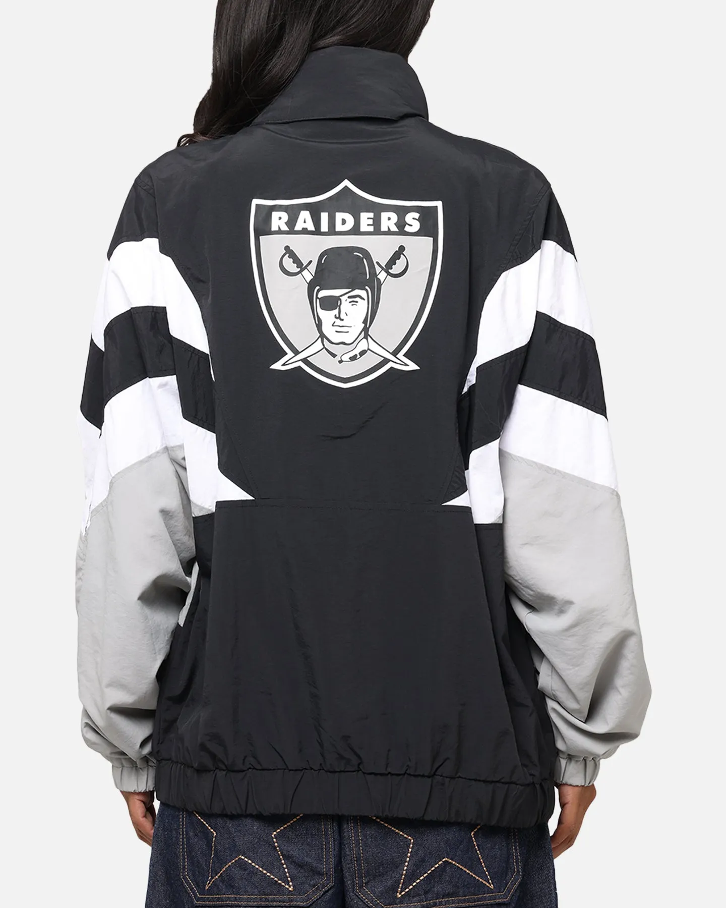 Mitchell & Ness Las Vegas Raiders Spray Jacket Black/Grey