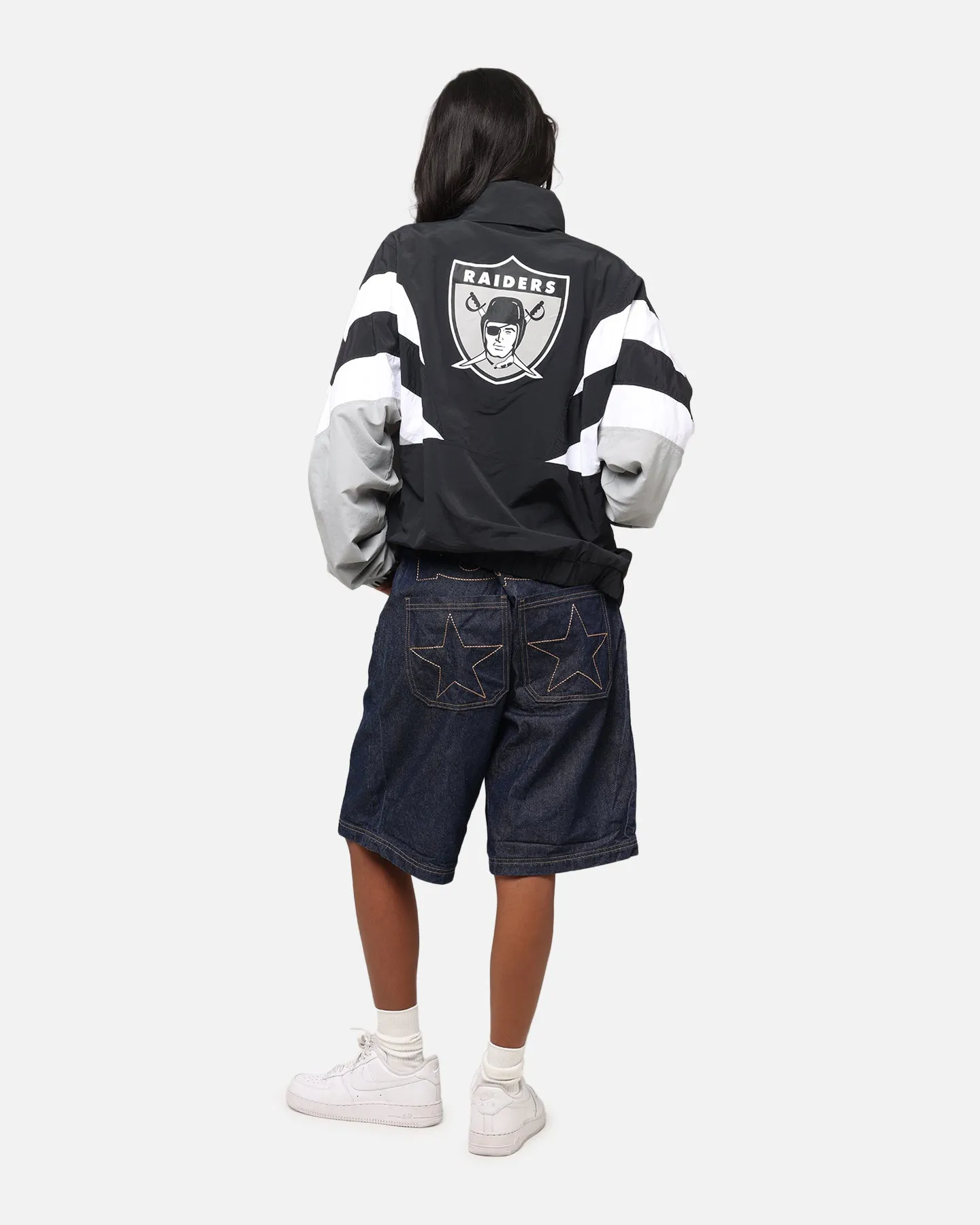 Mitchell & Ness Las Vegas Raiders Spray Jacket Black/Grey