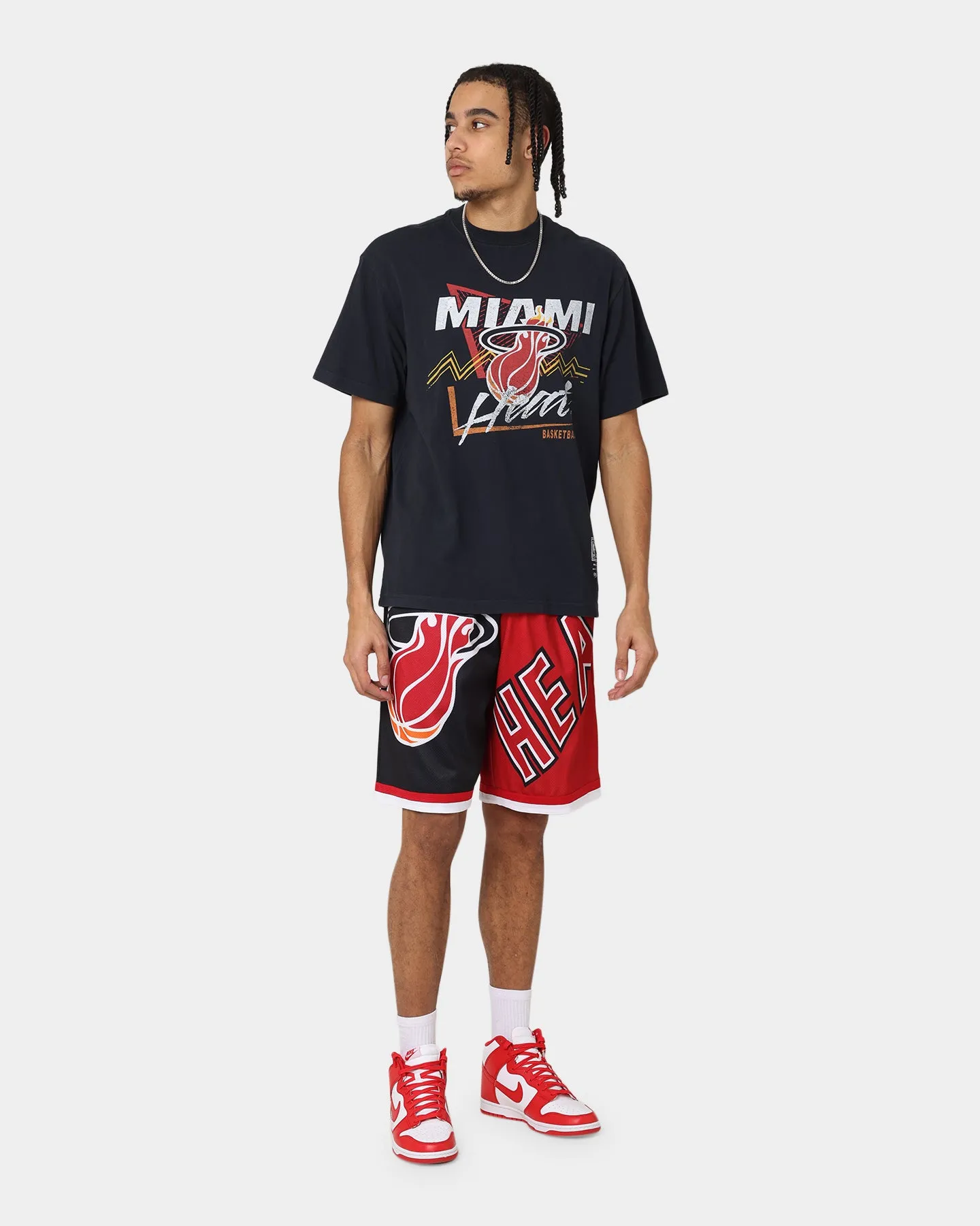 Mitchell & Ness Miami Heat Big Face 5.0 Shorts Black