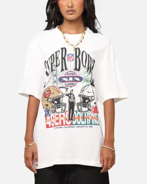 Mitchell & Ness Super Bowl XIX Match Up T-Shirt Vintage White