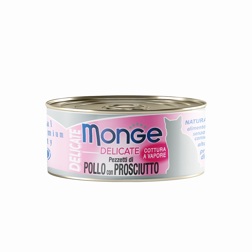 Monge Cat Delicate Chicken with Ham 80g