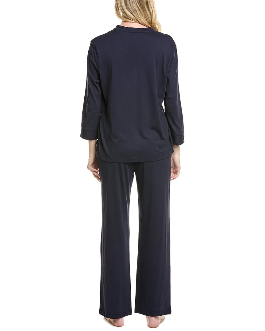 N Natori 2pc Breeze Mandarin Pajama Set