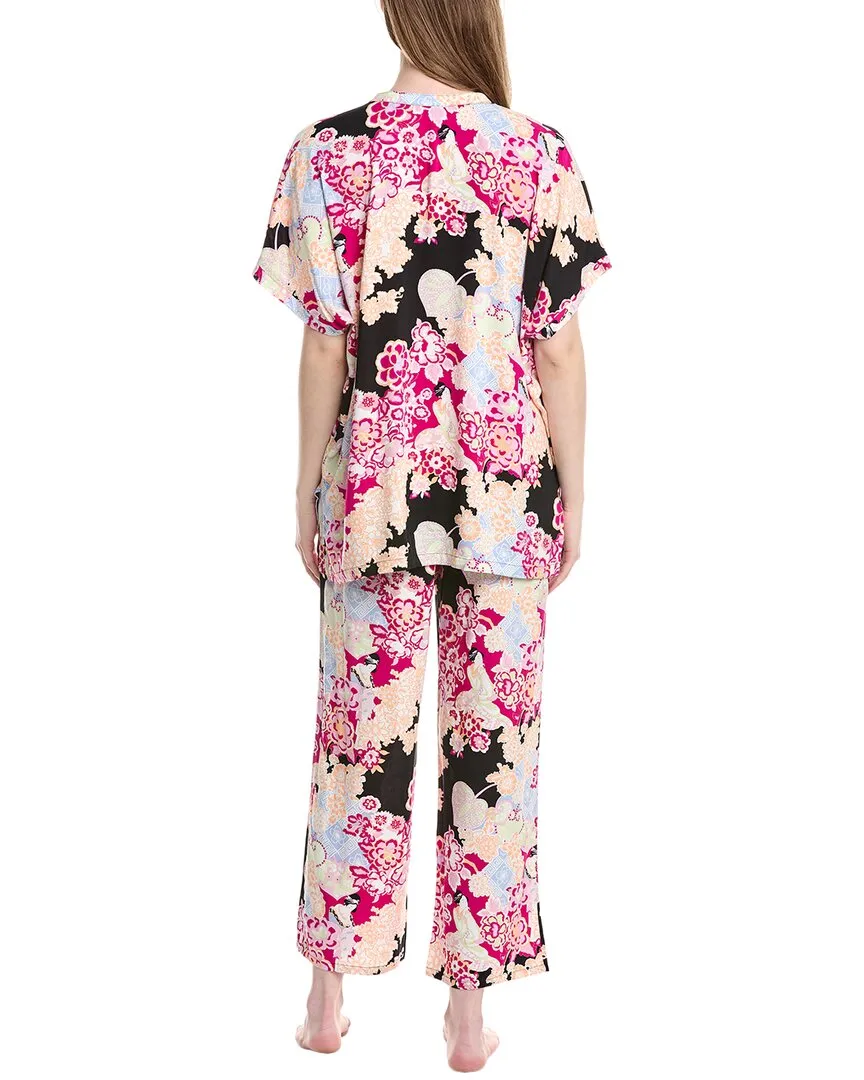 N Natori 2pc Geisha Pajama Set