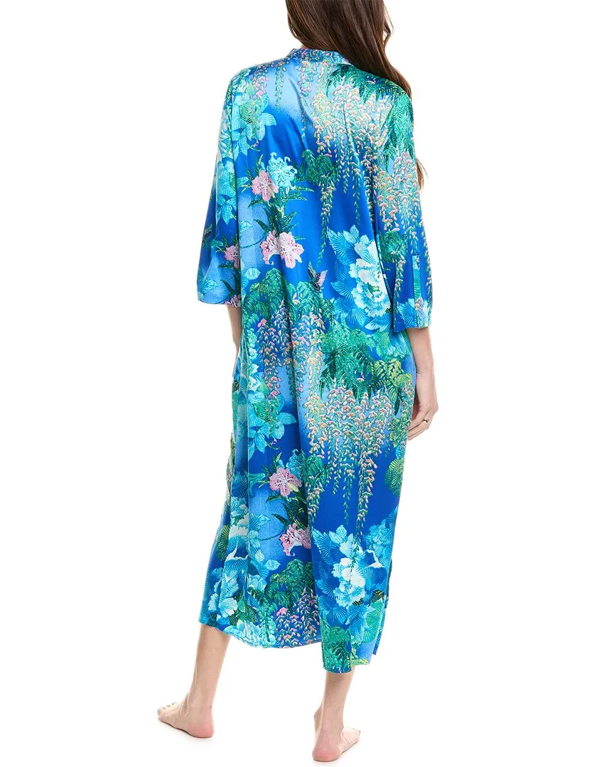 N Natori Wisteria Garden Kimono
