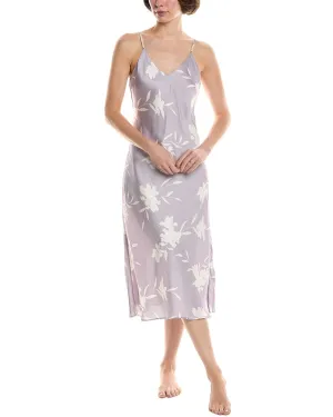 NATORI EDIT Lily Printed Satin Icon Gown