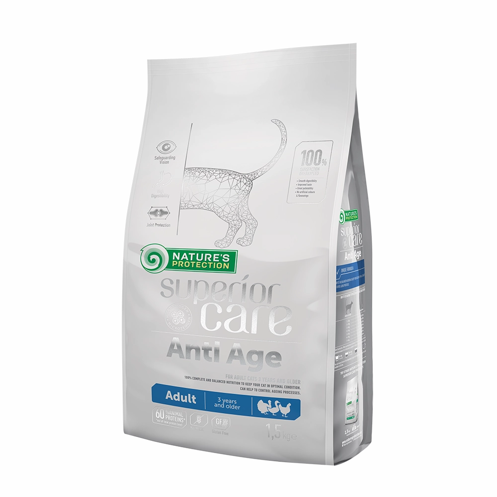 Nature's Protection Cat Superior Care Adult Anti Age 1.5kg