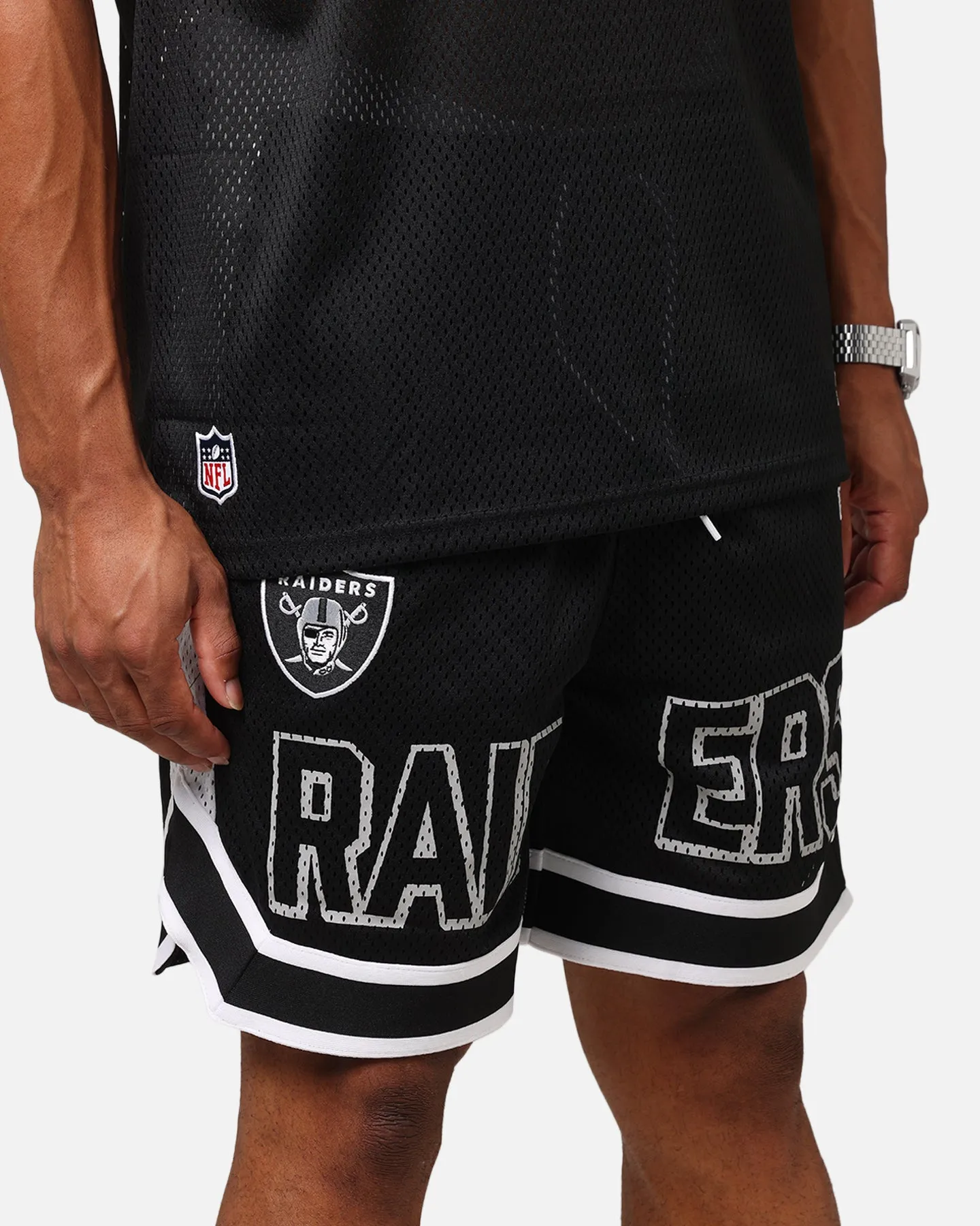 New Era Las Vegas Raiders NFL Graphic Shorts Black