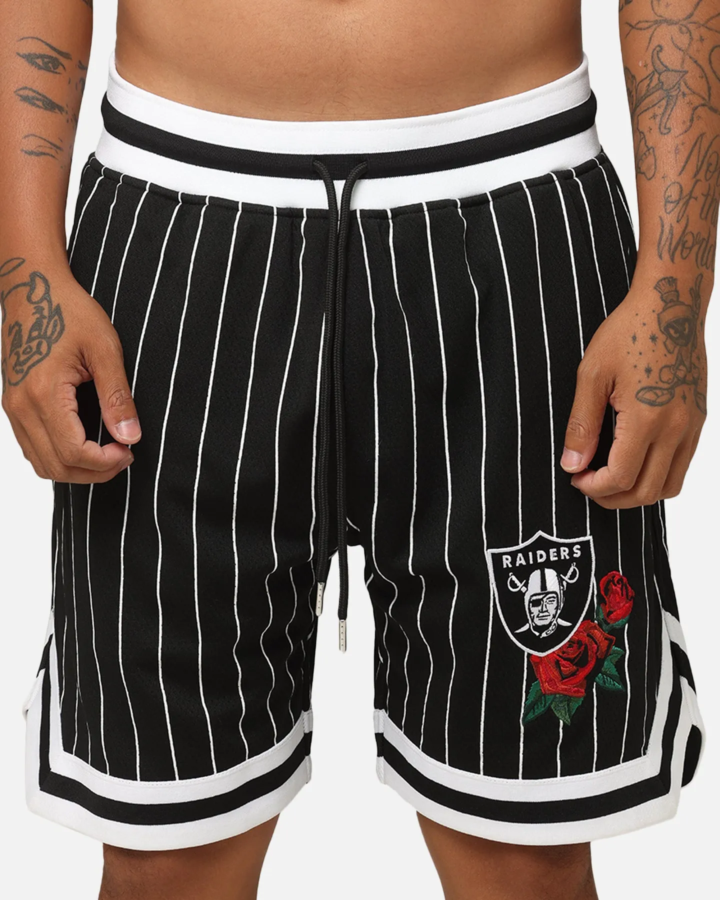New Era Las Vegas Raiders Rose Mesh Shorts Black