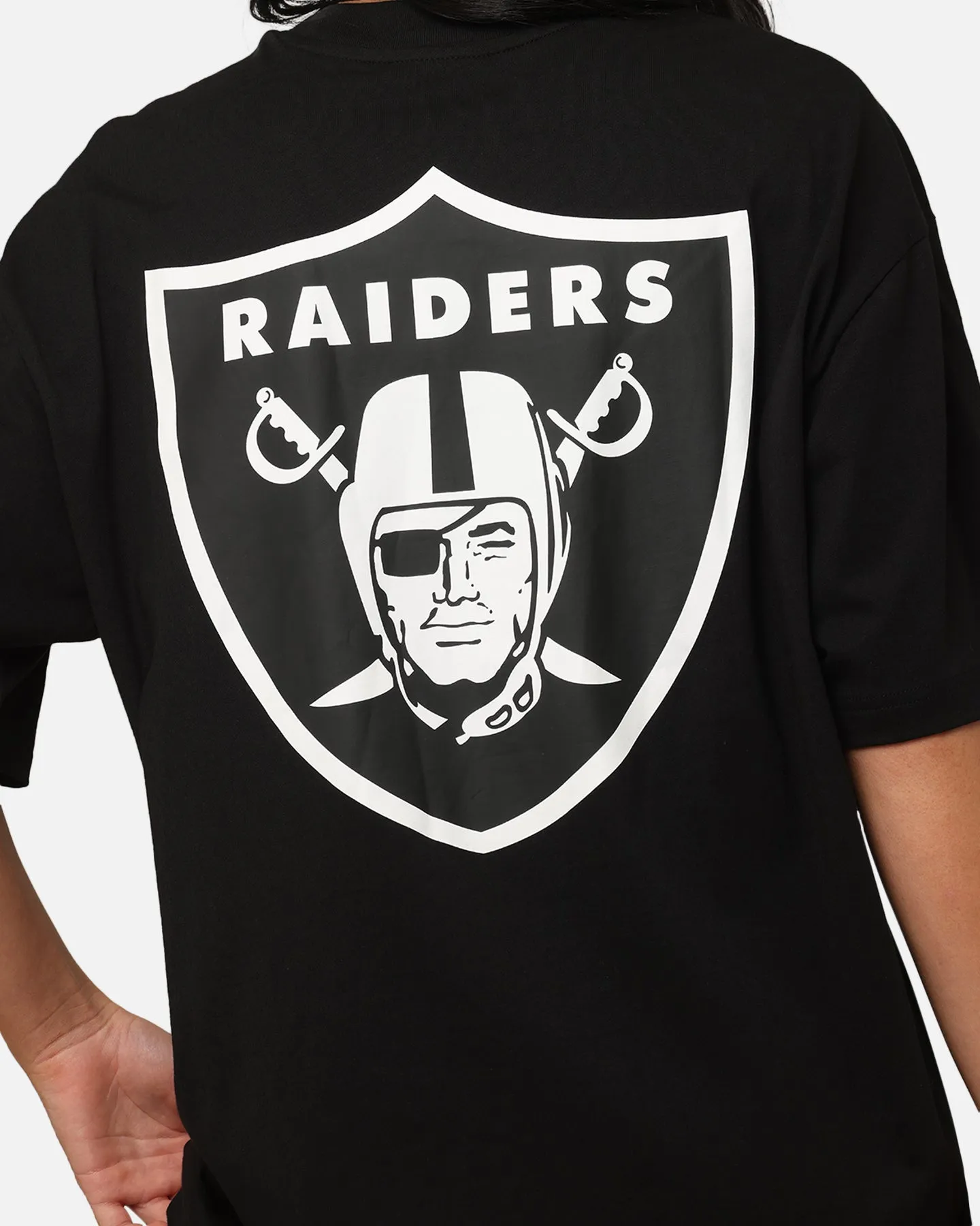New Era Las Vegas Raiders Rose Oversized T-Shirt Black