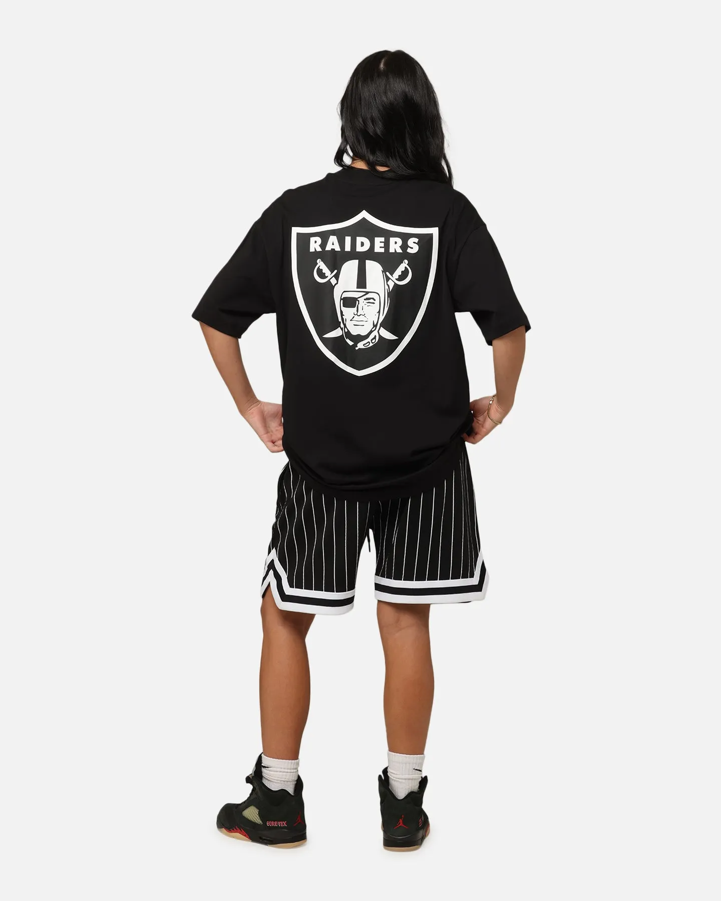 New Era Las Vegas Raiders Rose Oversized T-Shirt Black