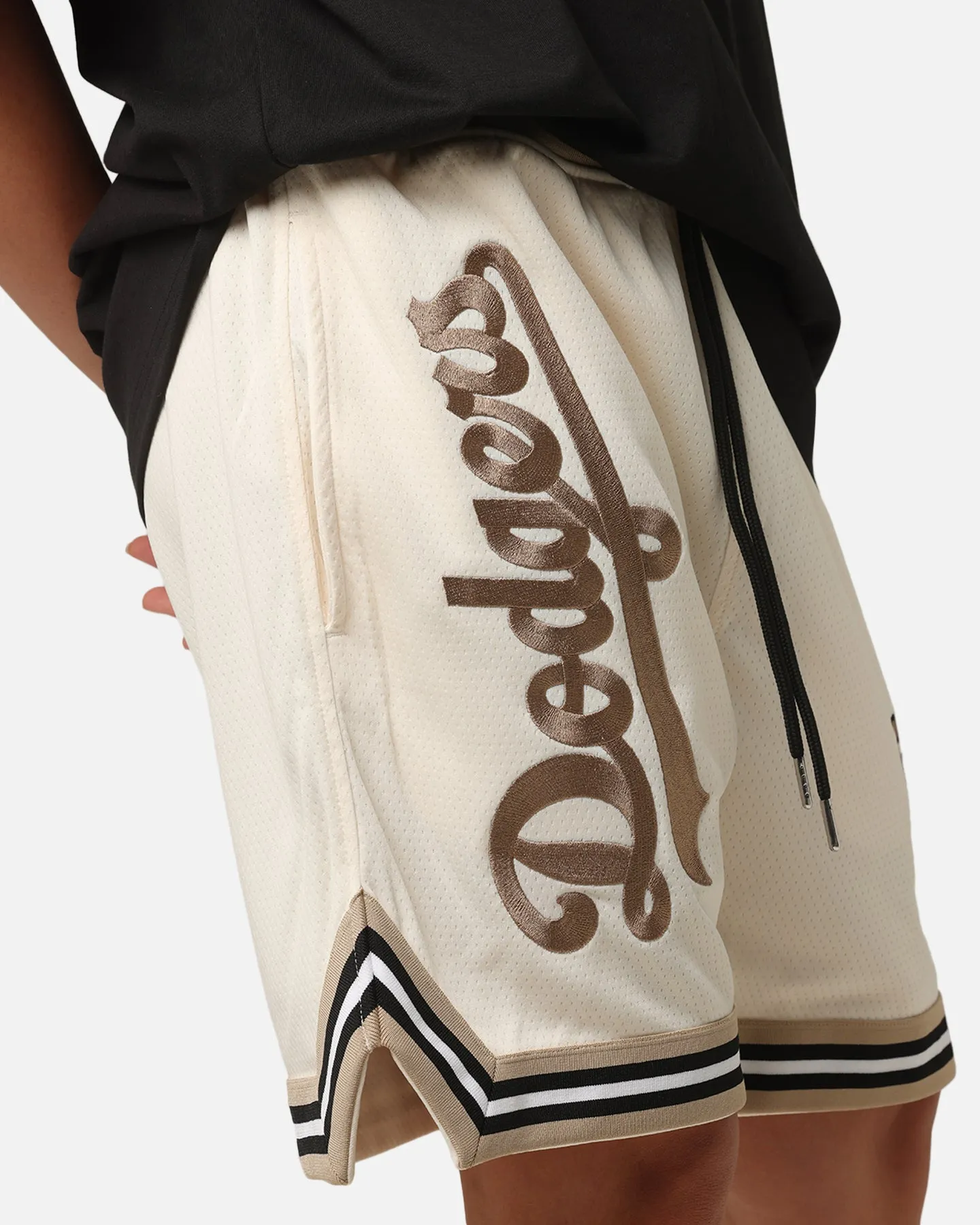 New Era Los Angeles Dodgers Mesh Shorts Light Beige