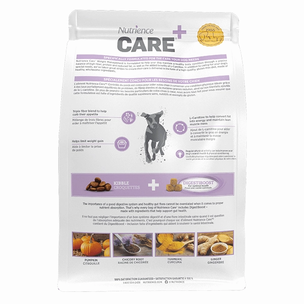 Nutrience Care  Weight Management Dry Dog Food