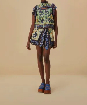 Ocean Tapestry Shorts In Multi