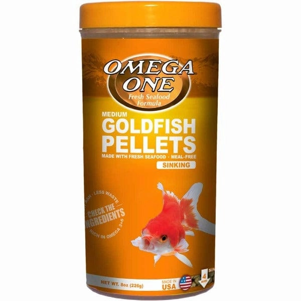 Omega One Sinking Goldfish Pellets; Medium