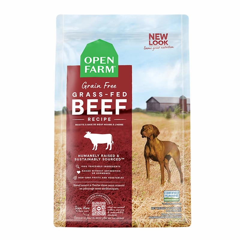 OPEN FARM Grain Free Grass-Fed Beef Recipe for Dogs