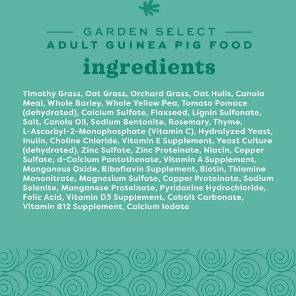 Oxbow Garden Select Adult Guinea Pig Food