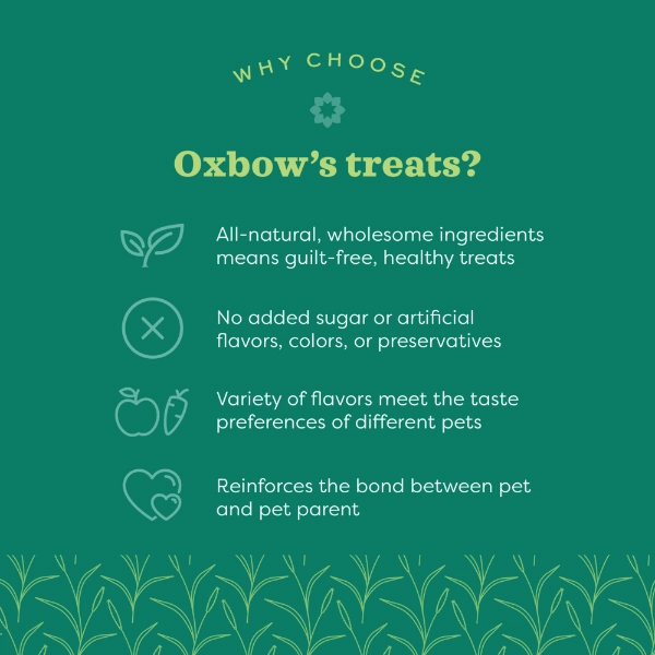 Oxbow Simple Rewards Baked Treats with Carrot & Dill