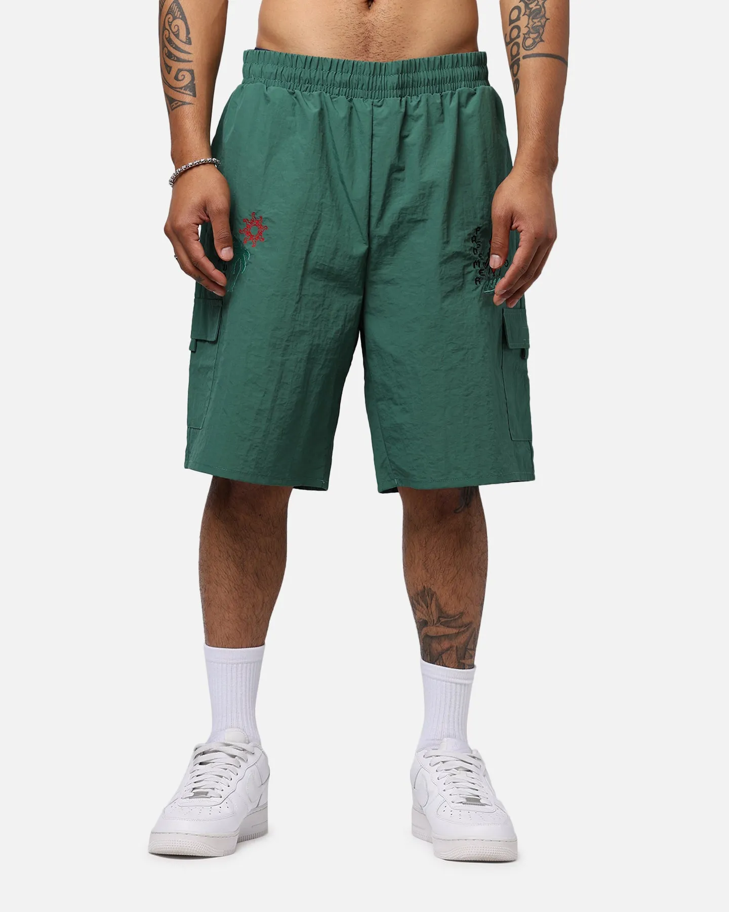 Pas De Mer Postcard Shorts Army Green