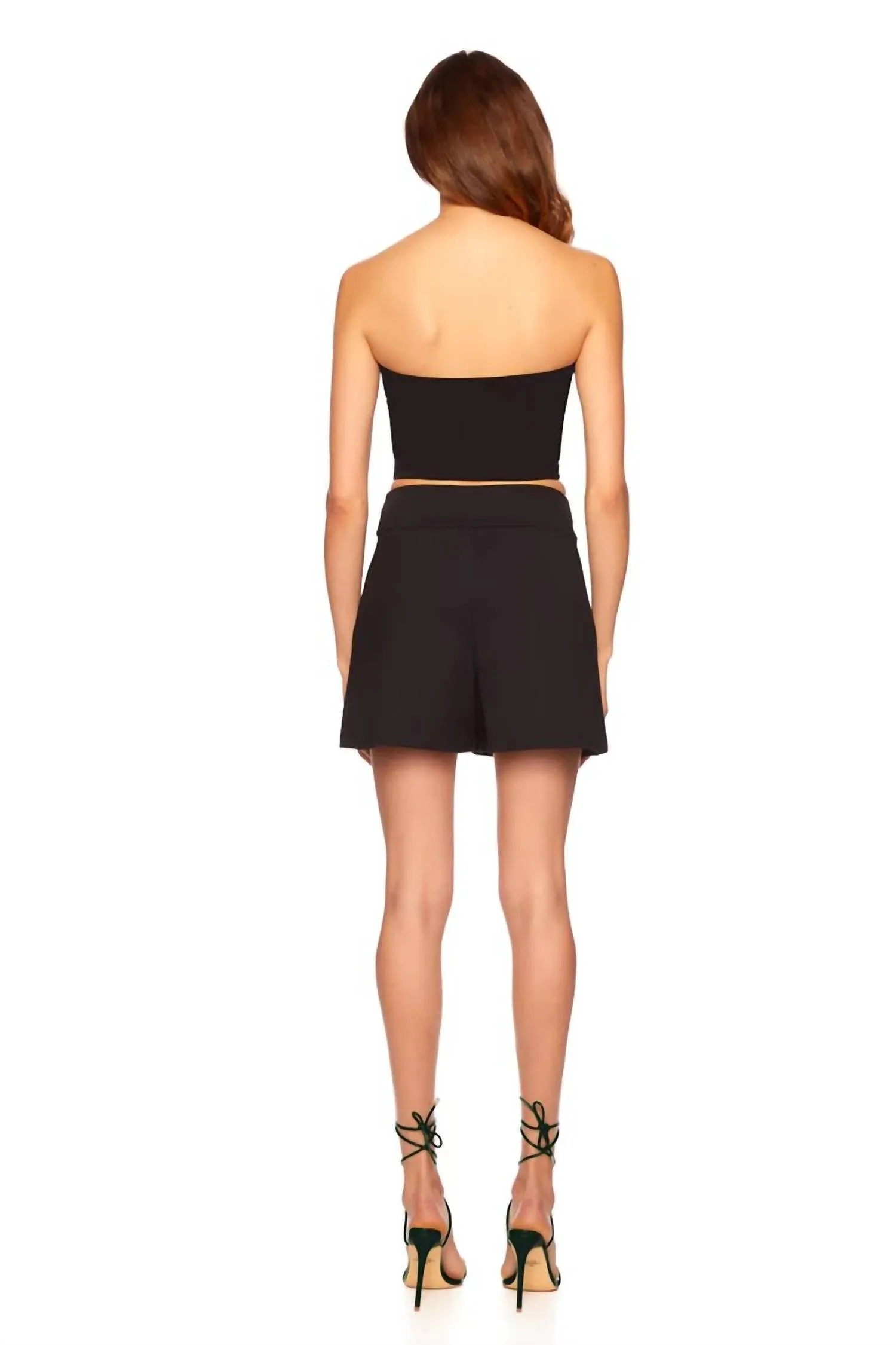 Pleated Short In Black