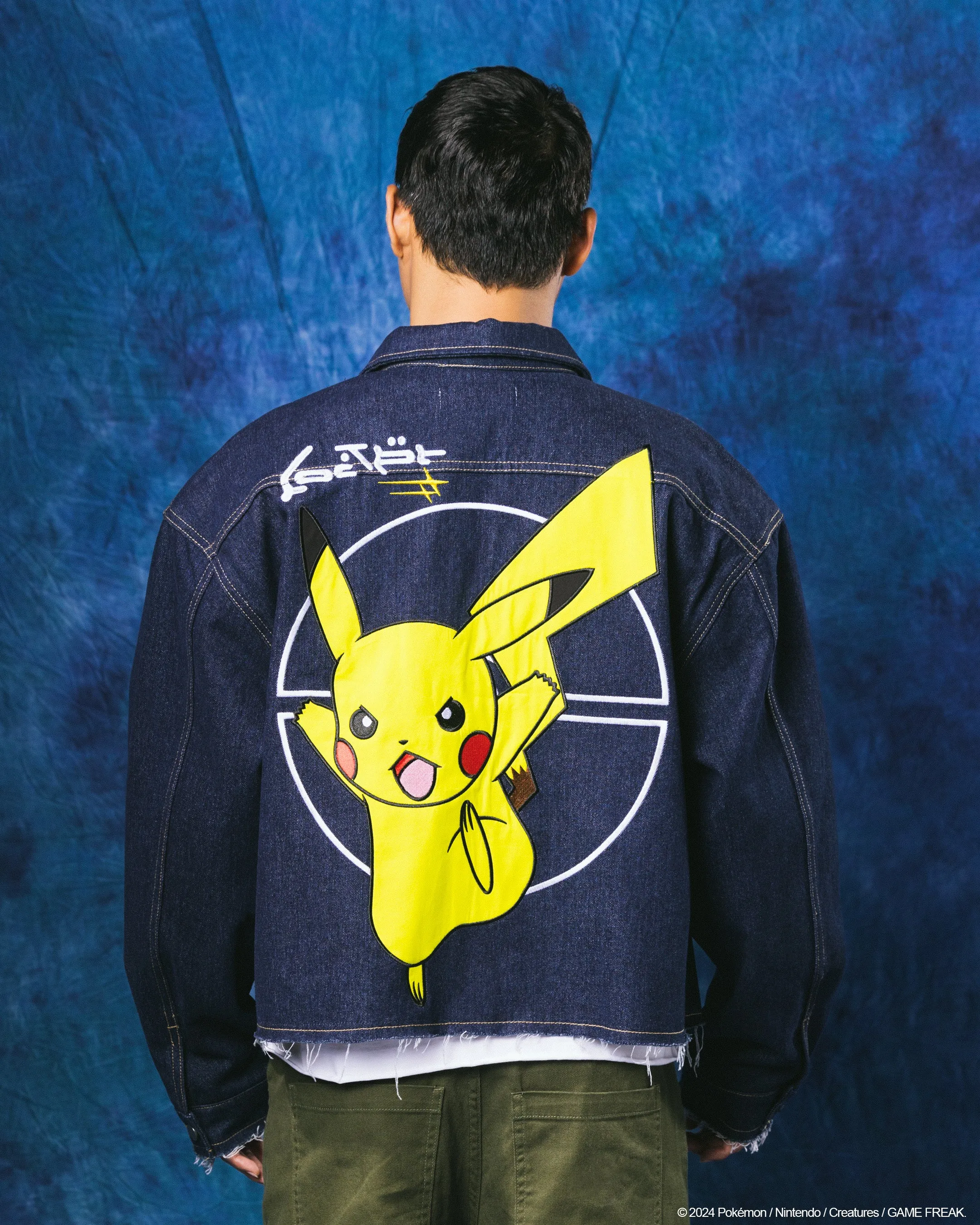 Pokmon By Loiter Pikachu Denim Jacket Indigo