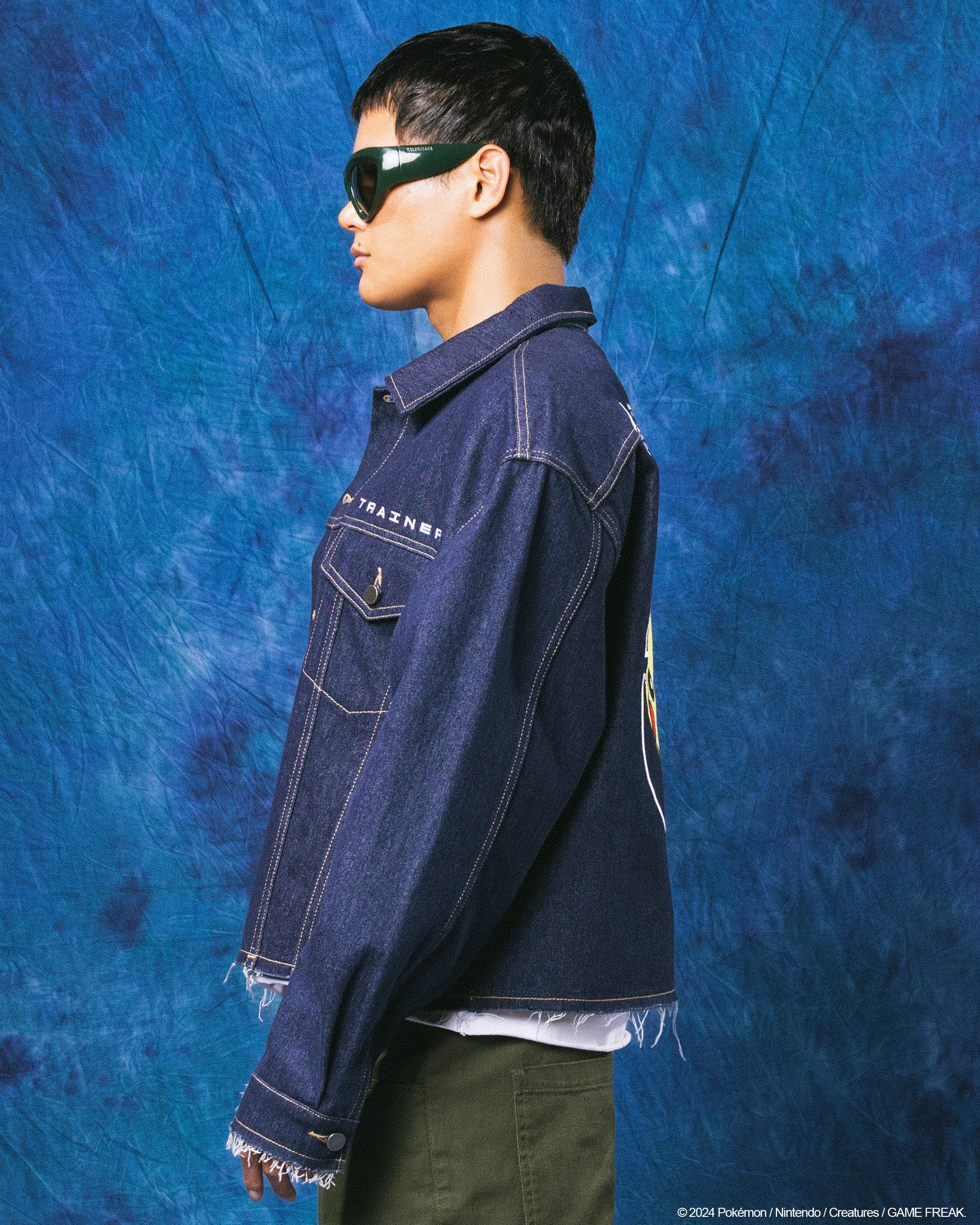 Pokmon By Loiter Pikachu Denim Jacket Indigo