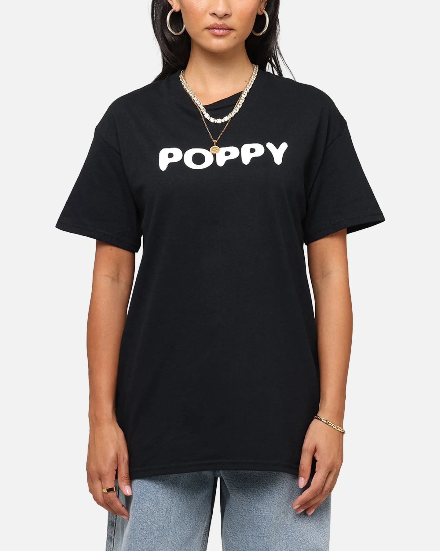 Poppy Negative Spaces T-Shirt Black