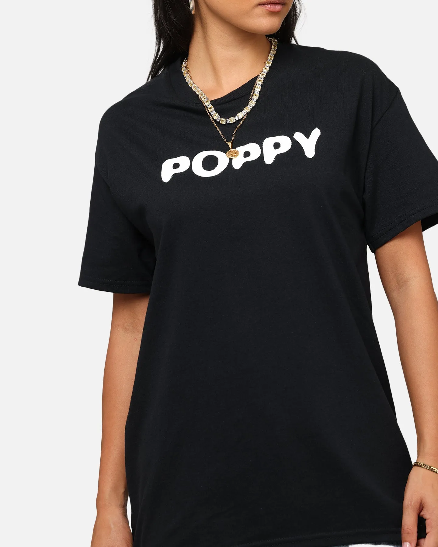 Poppy Negative Spaces T-Shirt Black