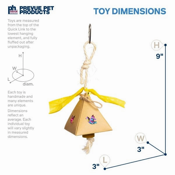 Prevue Pet Products Pucky Pyramid Bird Toy