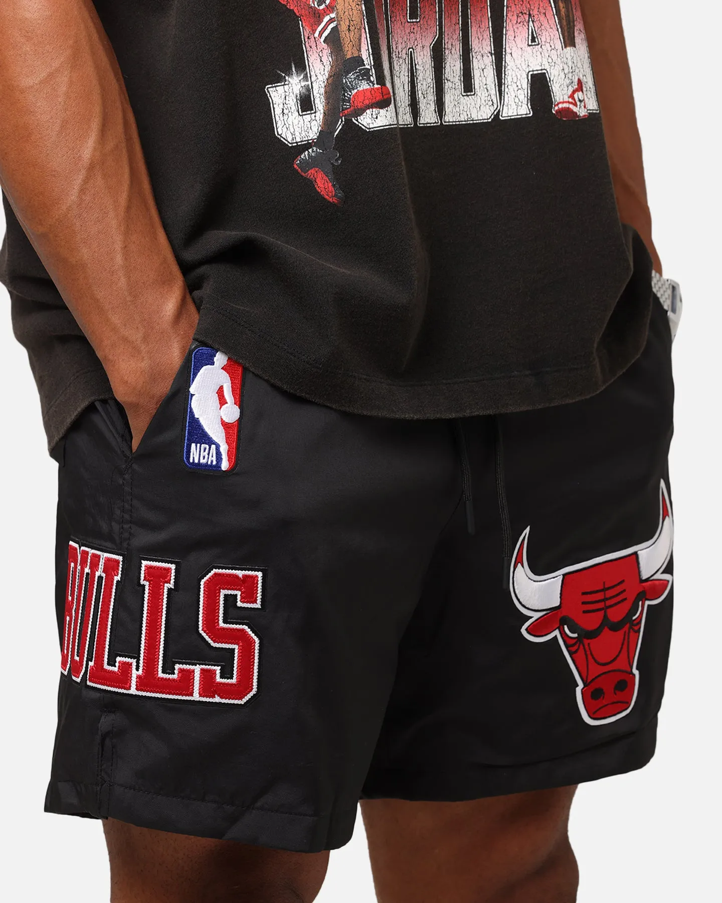 Pro Standard Chicago Bulls Classic Woven Shorts Black