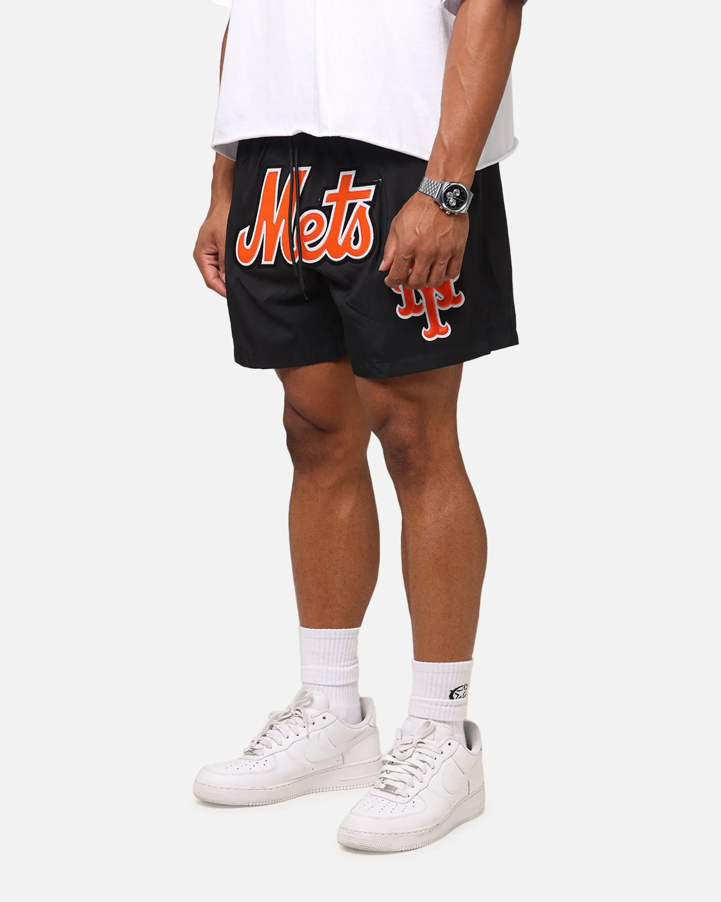 Pro Standard New York Mets Classic Woven Shorts Black