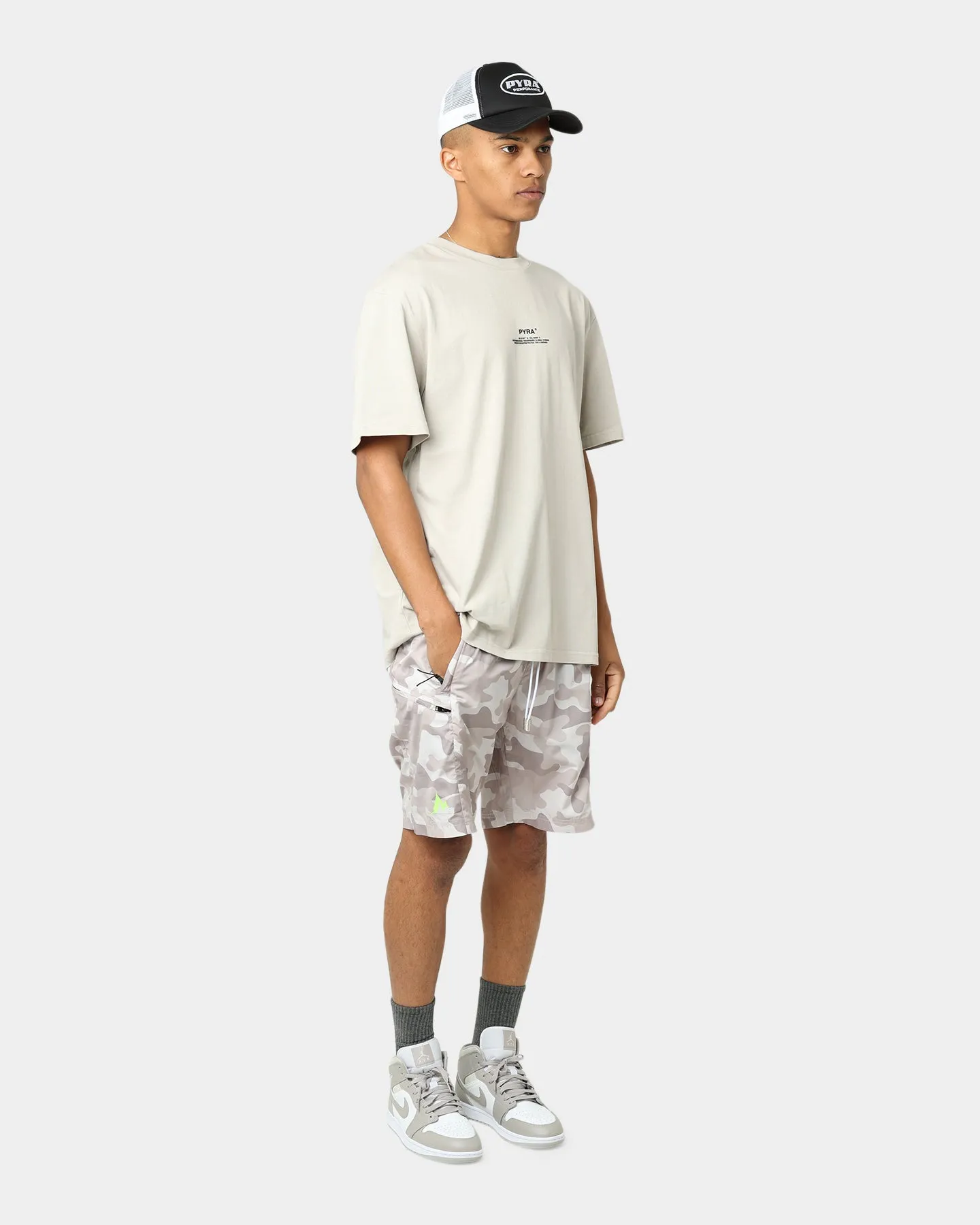 Pyra Desert Nylon Shorts Desert Camo