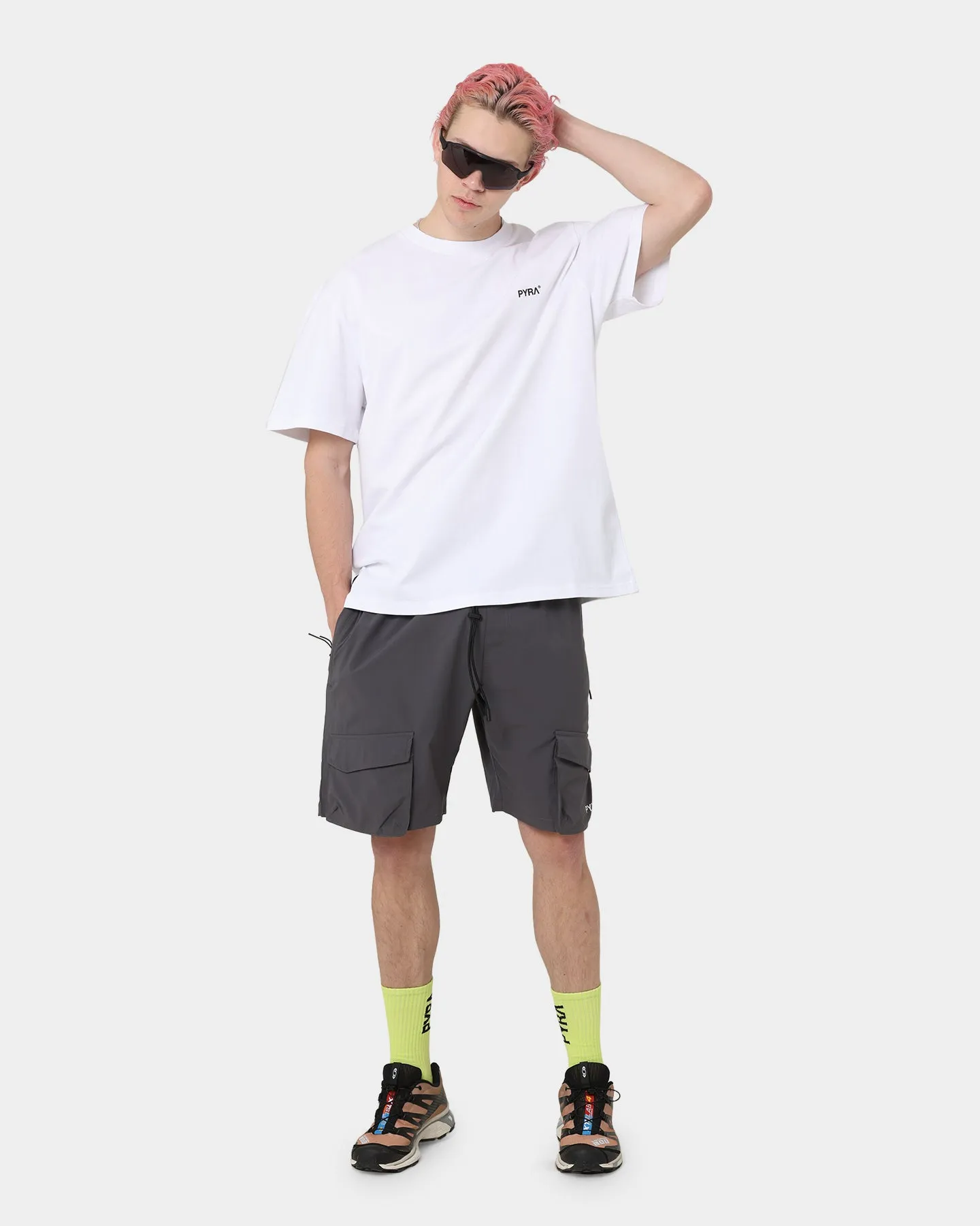 PYRA Flex Cargo Shorts Carbon