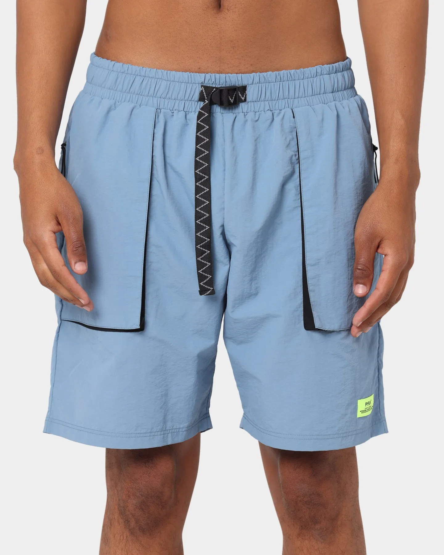 PYRA Future Nylon Shorts Blue