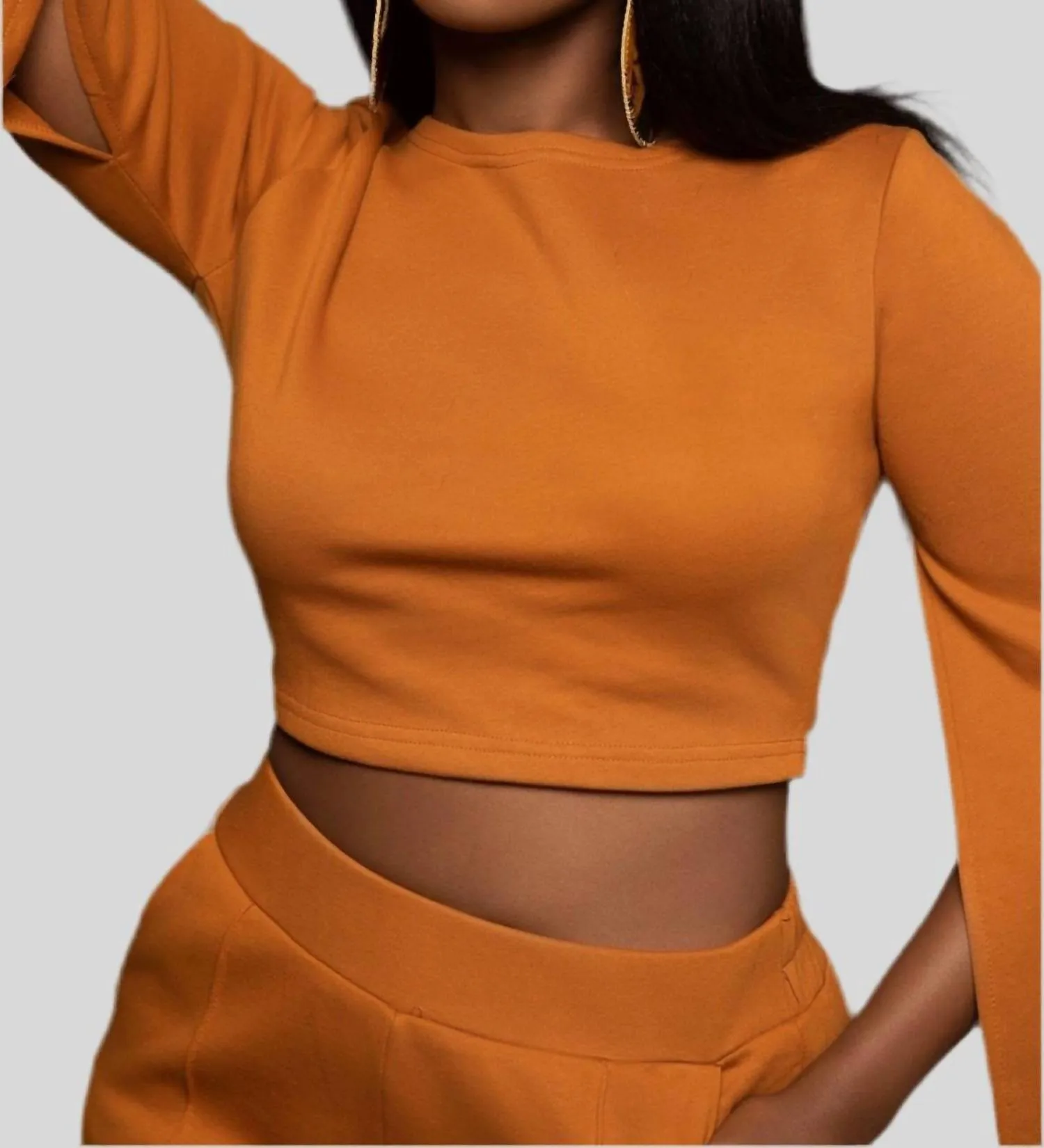 Raquel Pants Set In Caramel